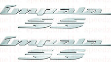 2X 94-96 Impala SS Emblem Right Left Quarter Panel Letter Badge New Chrome picture