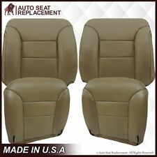 1995 To 1999 GMC Sierra & Chevy Tahoe Suburban Leather Seat Cover Tan picture