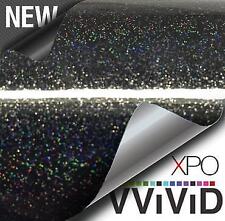 VVivid Xpo Gloss Rainbow Metallic Black Vinyl Car Wrap Film | V224 picture