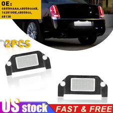 For 2005-14 Chrysler 300 300C White LED License Plate Lights Lamp Error Free 2PC picture