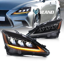 VLAND LED Headlights For 2006-2013 Lexus IS 250 350 ISF LED Projector Headlights picture