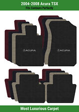 Lloyd Luxe Front & Rear Mats for '04-08 Acura TSX w/Acura A with Acura Word picture