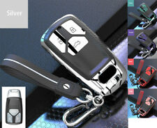 For Audi Q5 QT A4L A4 A3 S5 S7 Q7 A7 RS TT-S TPU Carbon Key Fob Case Shell Cover picture