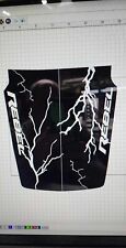  Lightning Hood New  Graphic. Compatible with Ram Rebel Hood Truck Vinyl Decal   picture