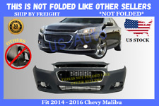 Fit 2014 2015 2016 Chevy Malibu Front Complete Bumper Assembly - G1000962-A picture