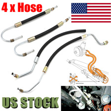 4 x Power Steering Hose For 1963-1979 Corvette Chevy Small Block C2 C3 327 350 picture