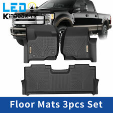 Floor Mat Liner for 2017-2024 Ford F-250 F350 F450 Super Duty Crew Cab Anti-Slip picture