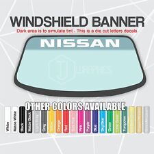 Decal Fits NISSAN Logo Windshield Banner Vinyl Sticker Racing NO BACKGROUND picture