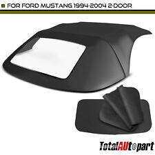 Convertible Soft Top w/Black Plastic Window for Ford Mustang 1994-2004 3.8L 4.6L picture
