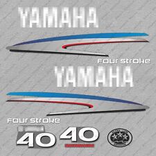 Yamaha 40HP Four Stroke Outboard Engine Decals Sticker Set reproduction 40 HP picture