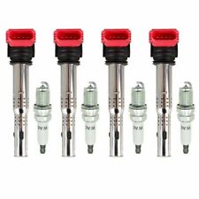 4x Ignition Coils + 4x Spark Plugs for Audi A3 A4 A5 A6 Q5/ VW Beetle Golf Jetta picture