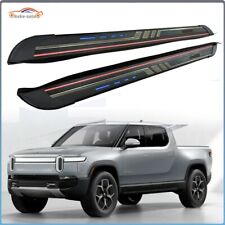 Fits For Rivian R1T 2022 2023 2024 Running Boards Pedals Side Steps Nerf Bar picture