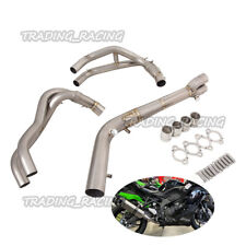 For Kawasaki ZX4R ZX4RR 2023 2024 Front Link Header Exhaust Pipe Slip Stock Tube picture
