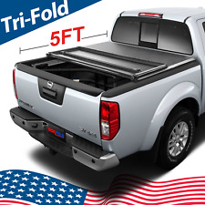 Soft Tri-Fold Bed Tonneau Cover for 2005-2024 Nissan Frontier 5FT Truck Bed picture