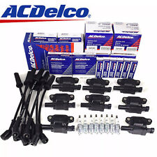 8PCS OEM AcDelco UF413 Ignition Coil + 41-110 Spark Plug + 9748UU Wire Fit GMC picture