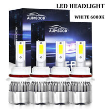 For Buick ROADMASTER 1991-1996 4pcs9004 LED Headlight High Low Beam Bulbs 6000K picture