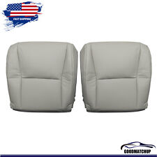 For 2010-2015 Lexus RX350 RX450 Driver Passenger Leather Bottom Seat Cover Gray picture