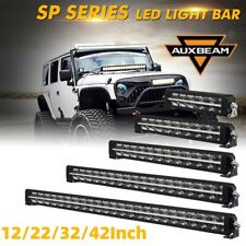AUXBEAM 12/22/32/42INCH 70W - 278W DOUBLE ROW LED LIGHT BAR W/ AMBER&WHITE DRL picture