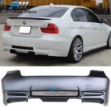 Fits 06-11 E90 3-Series Rear Bumper Conversion Dual Twin Muffler Outlets picture