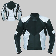 Motorbike Rider Racing Armour Sports DB Mens A Grade Leather Motorcycle Jacket picture