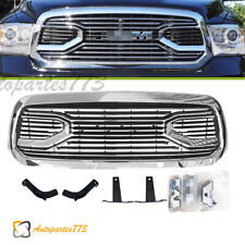 Grille For 2013-2018 RAM 1500 Chrome Big Horn Grill Upper Bumper W/ ASSY picture