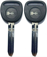 2 Pack - OEM Uncut Key B110 blade For GM Hummer H3 2006-2010 With H3 Logo picture