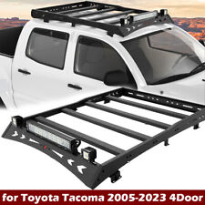 Steel Roof Cargo Rack w/ Light For Toyota Tacoma 2005-2023 Double Cab Basket picture