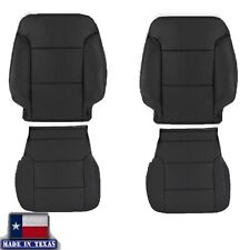 2015 2016 2017 2018 2019 GMC Yukon XL SLT Synthetic LEATHER Seat Covers In Black picture