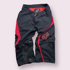 Vintage Fox Racing Motocross Baggy Pants Size 36x26 90s Red/Black picture