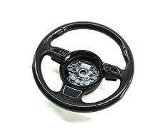 12-18 AUDI A6 A7 S6 S7 RS7 (C7 4G8) 3-SPOKE STEERING WHEEL w/ PADDLES & BUTTONS picture