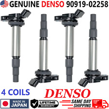 OEM DENSO Ignition Coils For 2008-2015 Toyota & Lexus 1.8L 2.4L I4, 90919-02258 picture