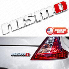 New Nismo Racing Sport Black Trunk Lid Rear Emblem Logo 3D Badge Decorate Red picture