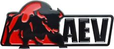 1Pc Colorado AEV Bison Emblem Badge Tailgate Nameplate Logo Decal ZR2 Black Red picture