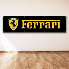 Ferrari 2x8 ft Banner Italy Enzo Sports Garage Sign Car Racing Show ManCave Flag picture