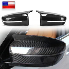 2X Real Carbon Fiber Side Mirror Cover Cap For BMW G15 G20 G21 G22 G30 2019~2021 picture