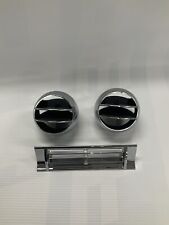 Set 67-72 Chevy GMC Truck Chrome A/C Center Vent & Balls Air Conditioning Round picture