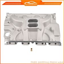 Dual Plane Satin Aluminum Intake Manifold For Ford FE 390 406 410 427 428 V8 picture
