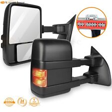 Pair For 08-16 Ford F250~F550 Super Duty Power+Heated+Signal Towing Side Mirrors picture