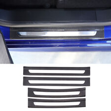 For Maserati Grecale 2022+ Outer Door Sill Guards Scuff Panel Cover Carbon Fiber picture