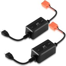 2pcs H7 Canbus Error Free LED Headlight Anti Flicker Resistor Canceller Decoder picture