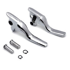 Chrome Smooth Shorty Brake Clutch Levers For Harley 2008-2013 Touring Trike picture