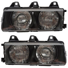 Headlights Front Lamps Pair Set for 92-98 BMW 3 Series/E36 Left & Right picture
