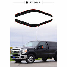 2pc In-Channel Rain Guard Vent Shade Window Visor fits 99-16 Ford F-250 to F-550 picture