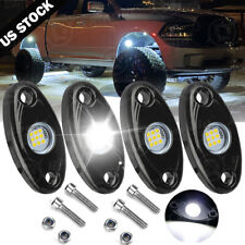 White 4 Pods LED Rock Underbody Lights Fit for Jeep Offroad Truck ATV UTV Boat picture