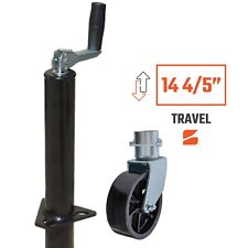 Bastion A Frame Top-Wind Trailer Jack w/ a Single Caster Wheel | 1200lb Capacity picture