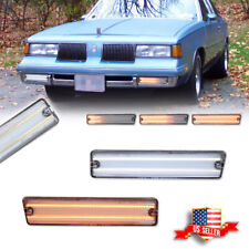 Clear Switchback LED DRL Turn Signal Lights For 81-88 Oldsmobile Cutlass Supreme picture