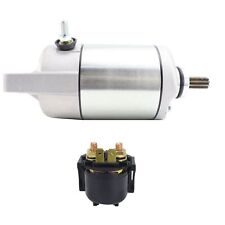 1997-2002 Starter Motor Fit for Kawasaki Prairie 400 4X4 KVF400 with Relay 18702 picture