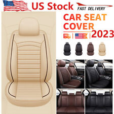 For Mercedes Benz Luxury PU Leather Car Seats Covers Seat Full Set Cushion Parts picture