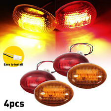 4pcs For 1999-10 Ford F350 3 LED Dually Bed Front/Rear Side Fender Marker Lights picture
