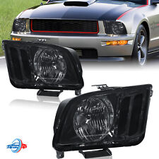 Smoke Lens Headlights For 2005-2009 Ford Mustang Headlamps Right & Left picture